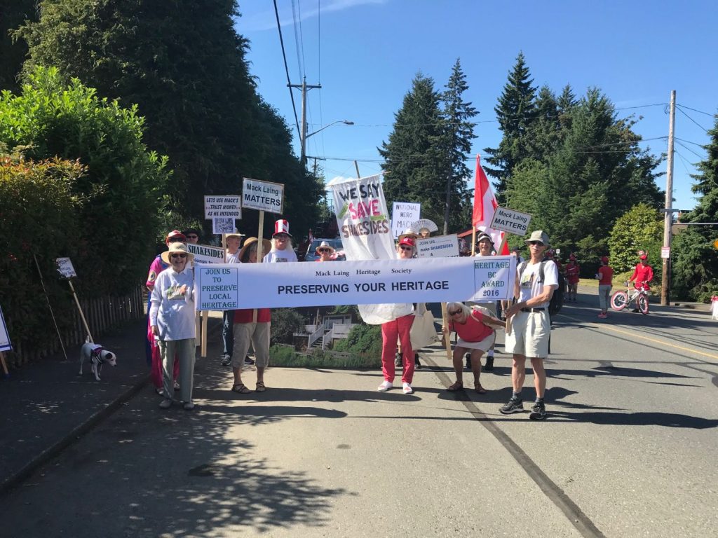 MLHS in Courtenay Canada Day parade, 2019