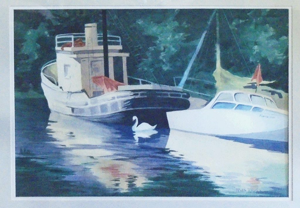 Ruth Dickson donated painting, 2021