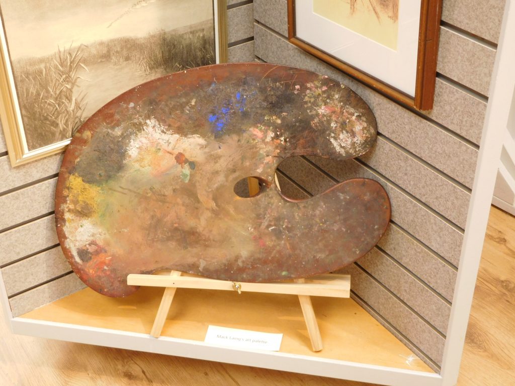 Mack Laing's pallette *