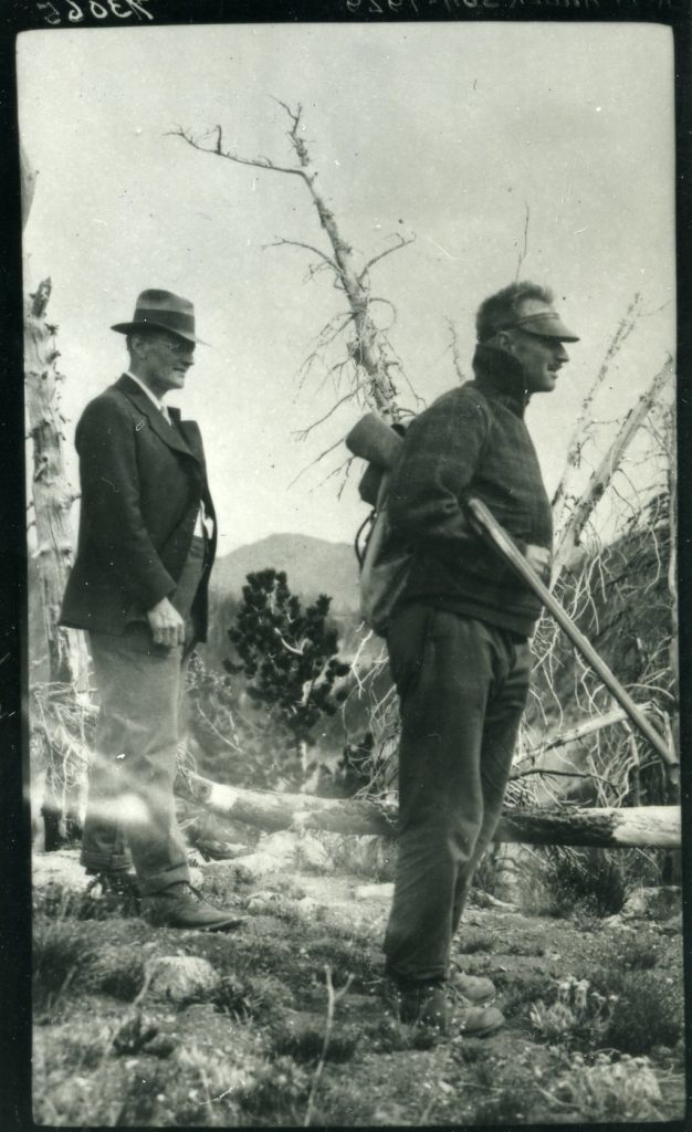 Laing with gun, 1929 *