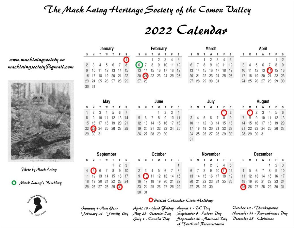 MLHS calendar 2022