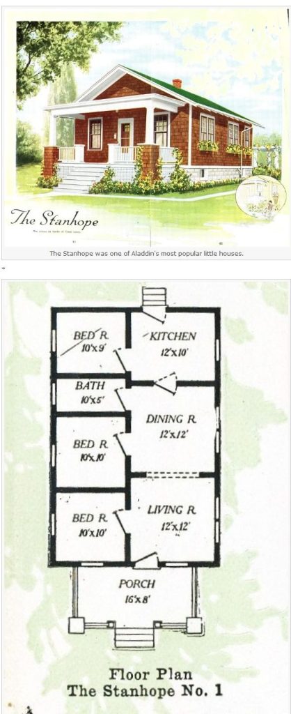 Aladdin Stanhope kit house plan