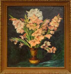 Gladiolas Still Life by Hamilton Mack Laing